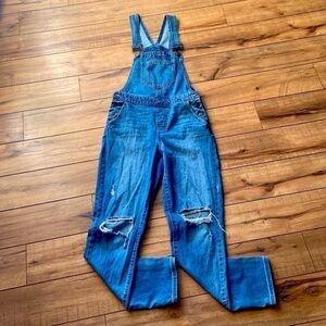 SO Rip Stretch Mom Overall Size S